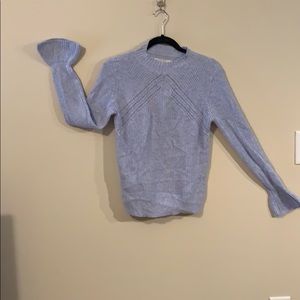 LOFT LS Sweater Light Blue